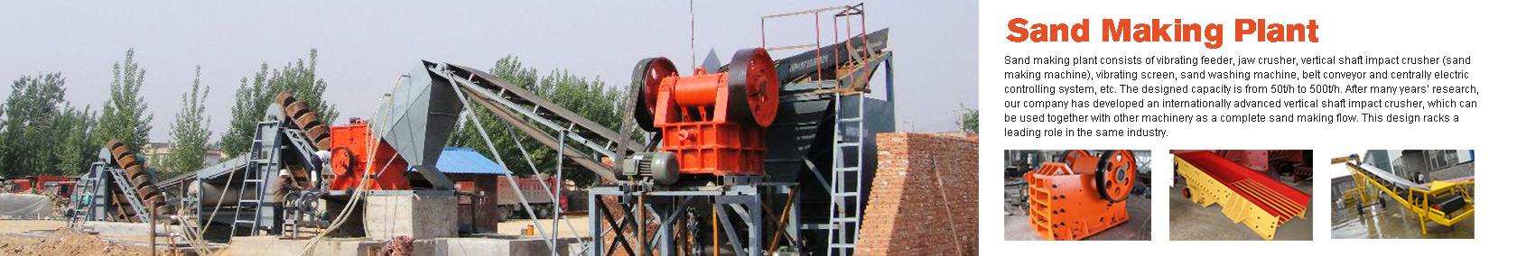 Sand Making Plant